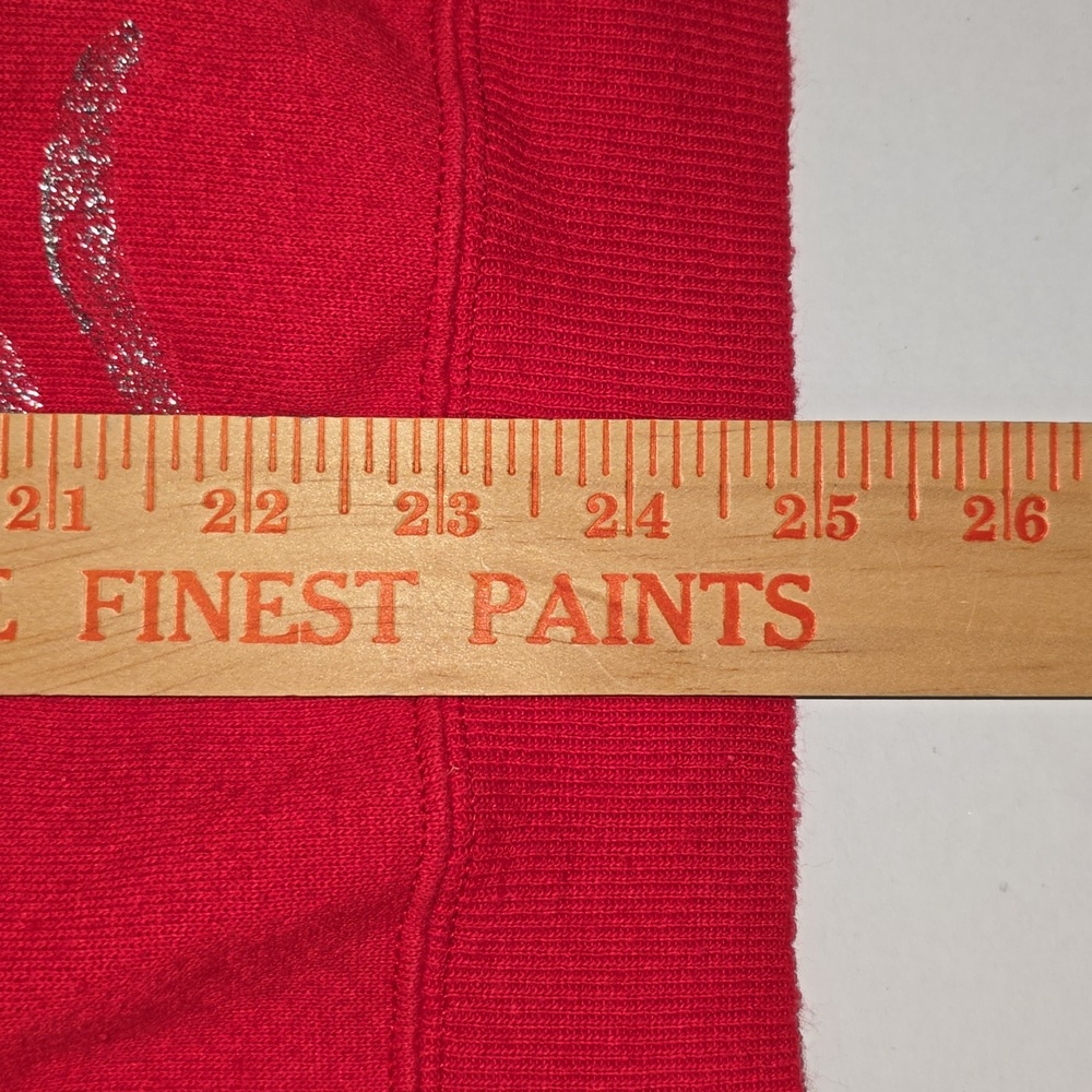 Hanes Her Way Christmas Sweatshirt Art to Wear Fashion Vintage Womens Size Large - Picture 12 of 12